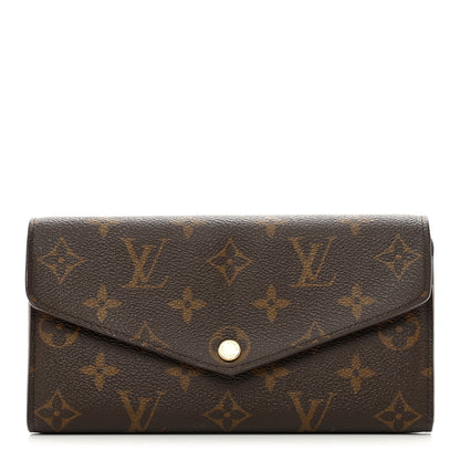 Louis Vuitton Monogram Sarah Wallet NM Coquelicot 1 of 8