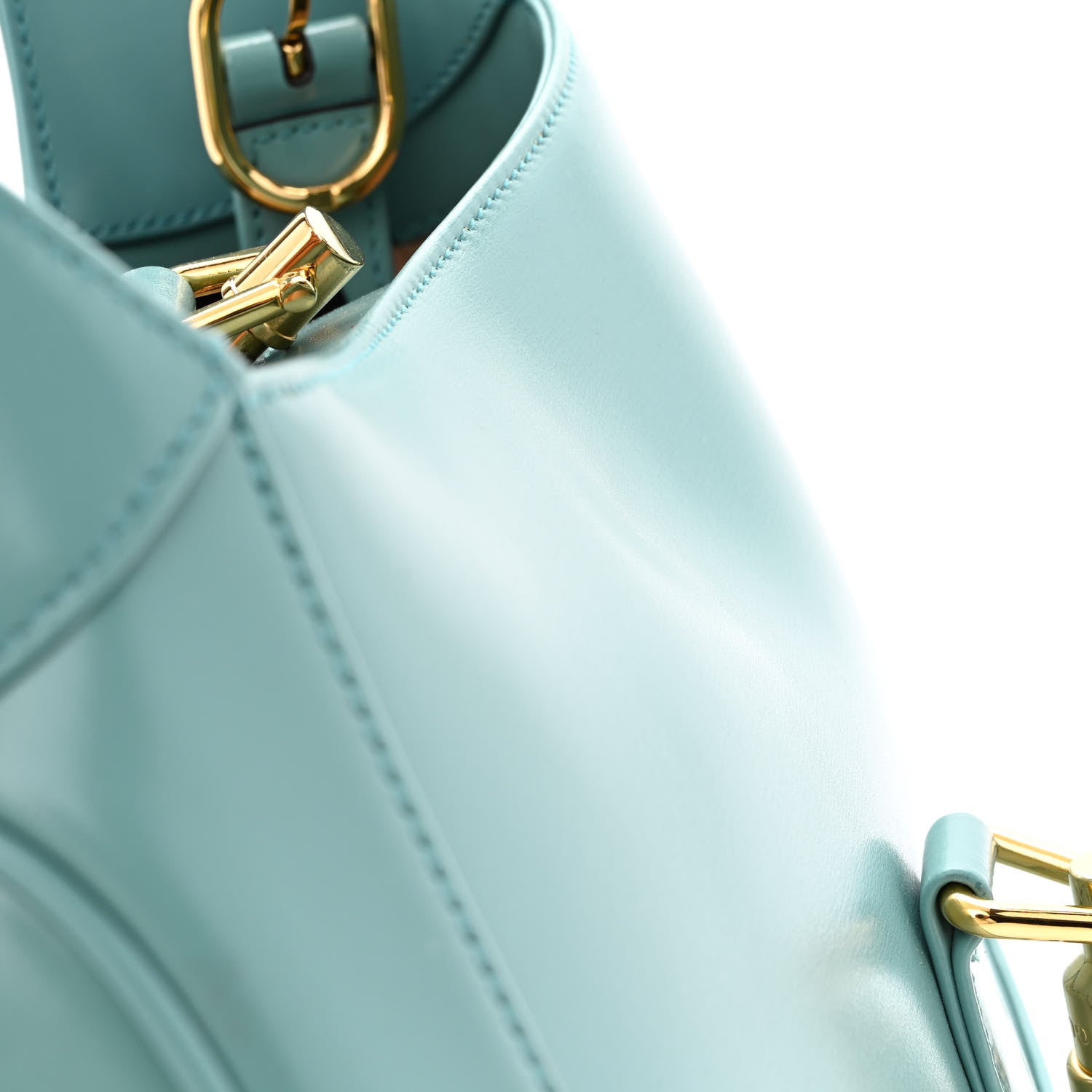 Gucci Boarded Dyana Lux Calfskin Small Jackie 1961 Hobo Dusty Azure 11 of 13