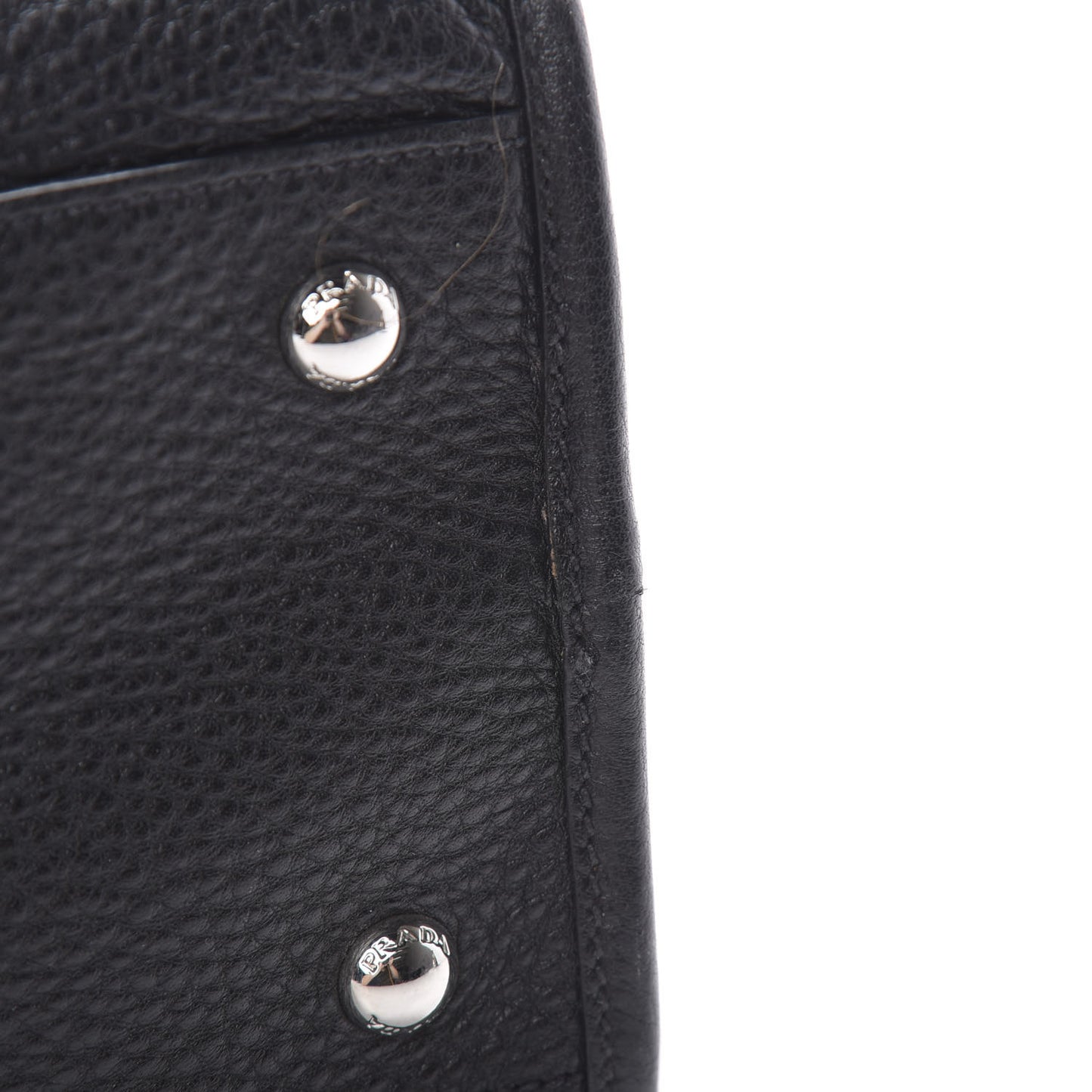 Vitello Daino Shopping Satchel Black
