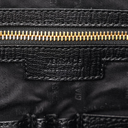 Versace Grained Calfskin Medusa Head Shoulder Bag Black 6 of 11