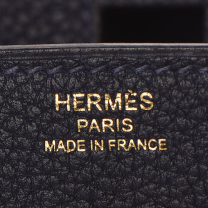 Hermes Togo Birkin 25 Bleu Nuit 19 of 38