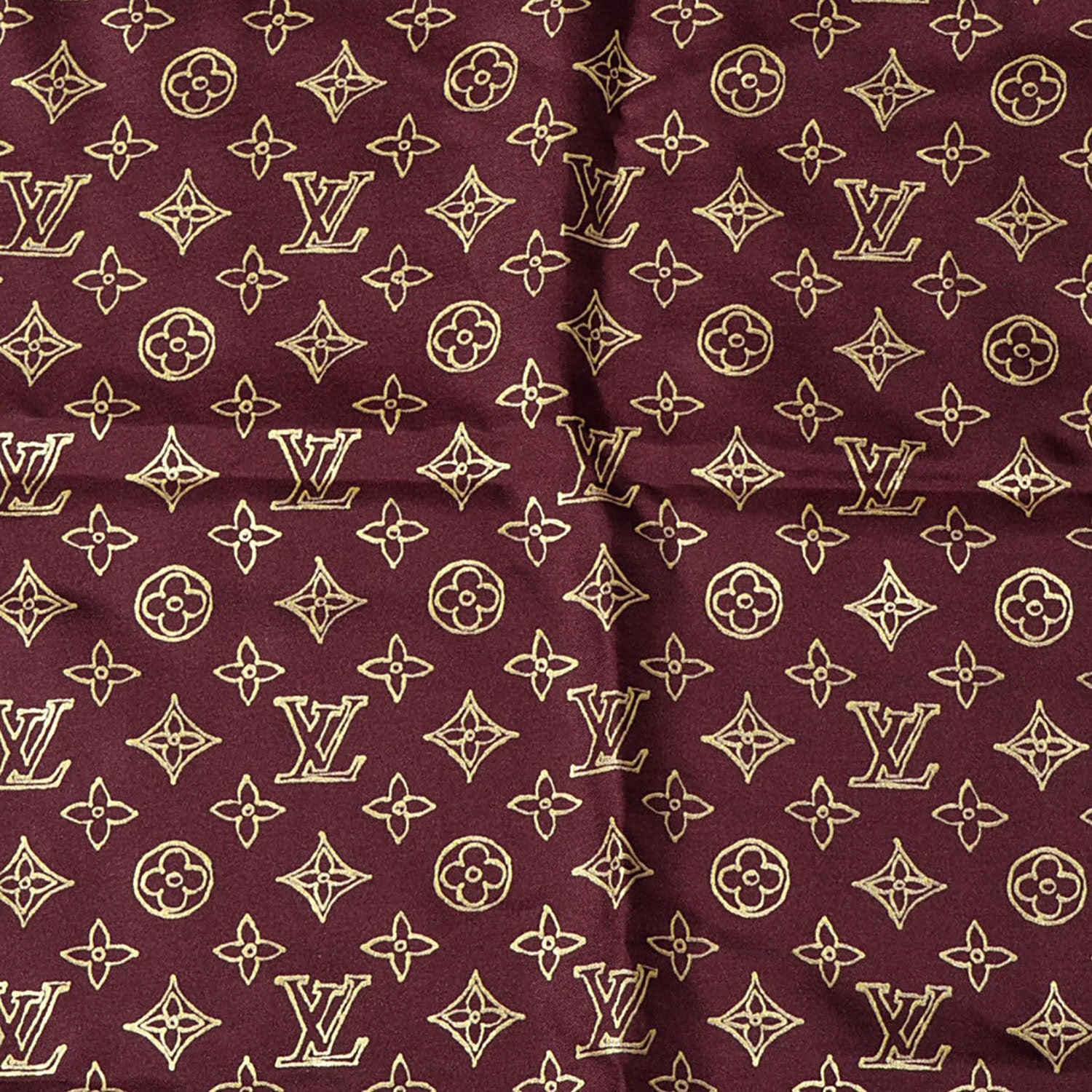 Louis Vuitton Silk Monogram Charms Scarf 1 of 4