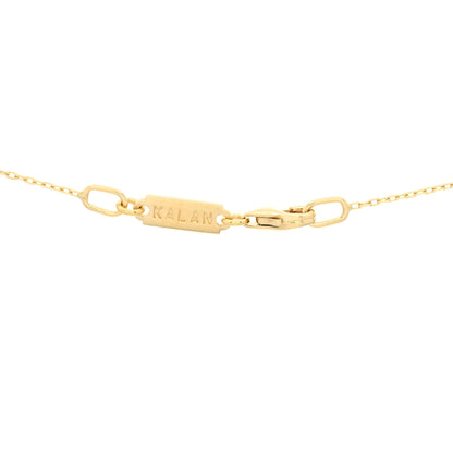 Suzanne Kalan 14K Yellow Gold Diamond Multi Gemstone Frenesia Rainbow Bar Pendant Necklace 3 of 3