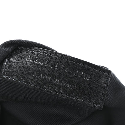 Saint Laurent Crinkled Calfskin Matelasse Monogram Medium Niki Chain Satchel Black 7 of 9