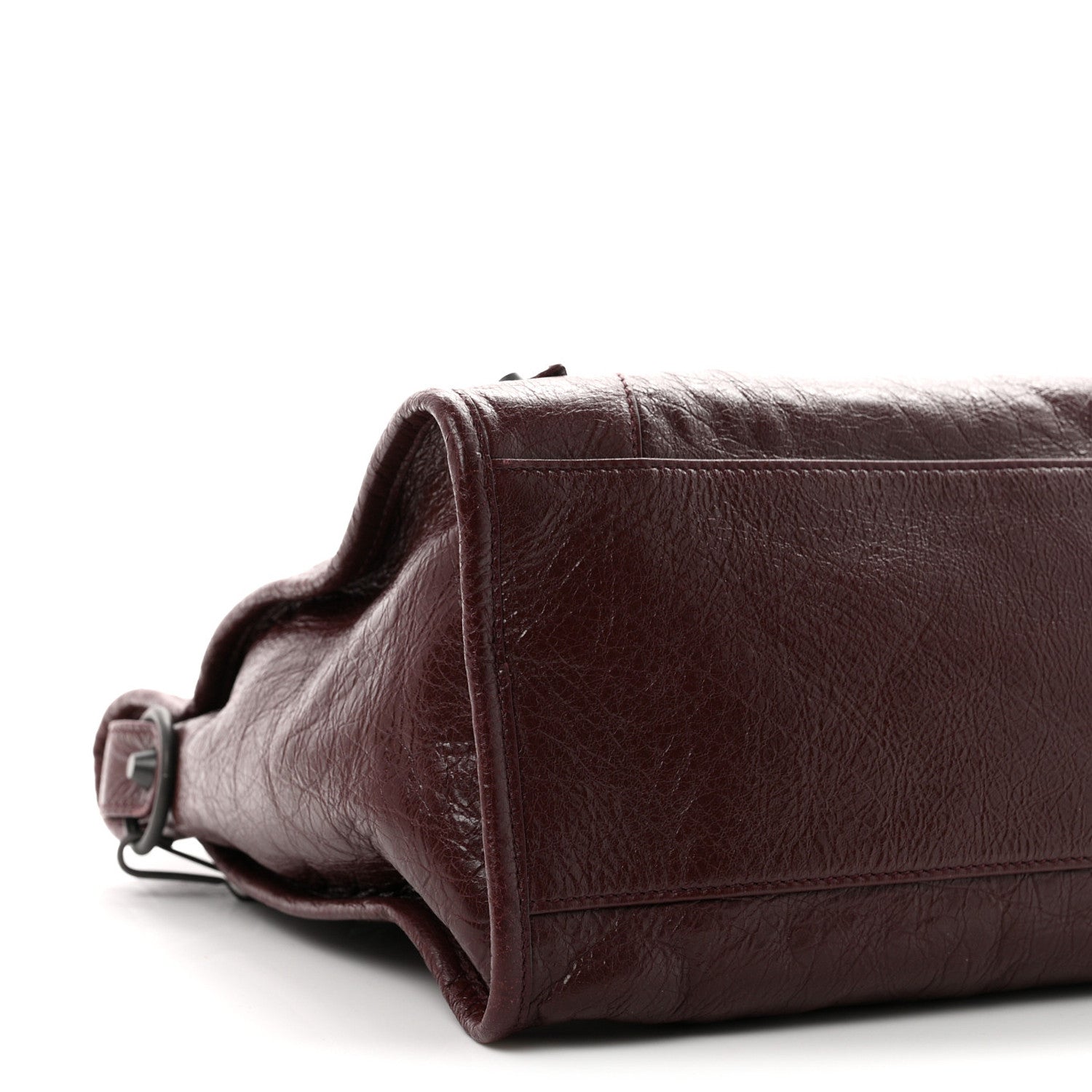 Balenciaga Agneau Lambskin  Classic Hardware Medium Le City Dark Burgundy 9 of 10