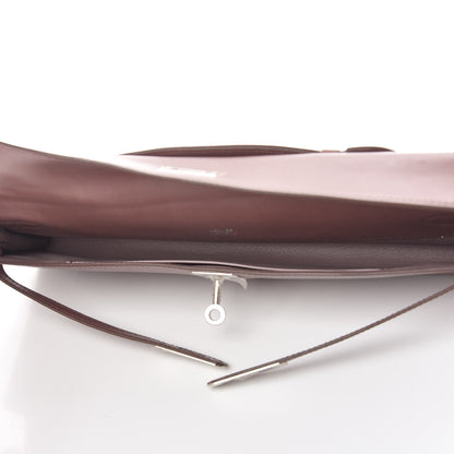 Hermes Tadelakt Kelly Cut Clutch Pochette Griolet 5 of 12