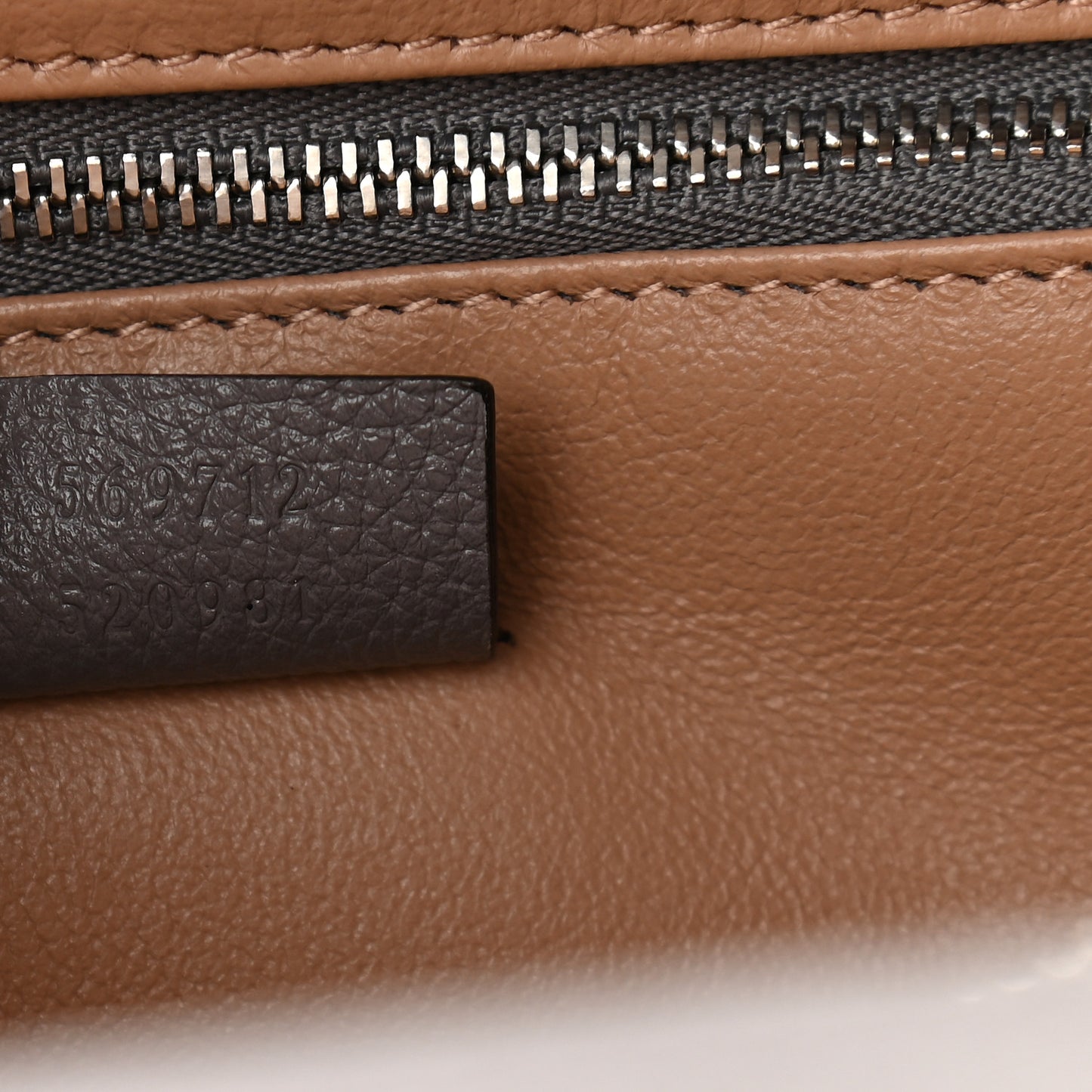 Grainy Calfskin Small Zumi Top Handle Bag Dusty Grey