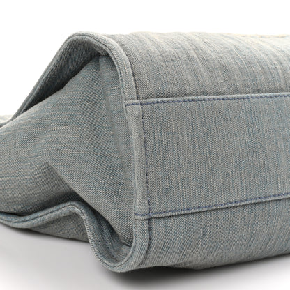 Chanel Denim Small Deauville Tote Light Blue 10 of 11