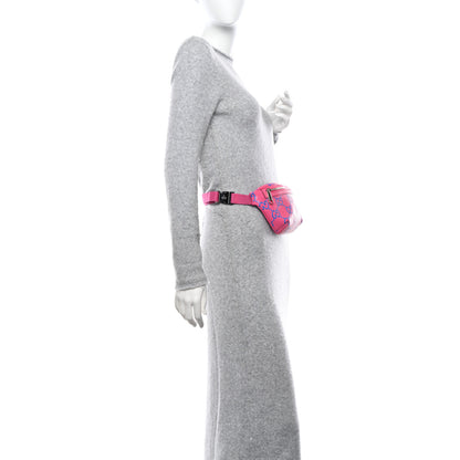 Gucci Calfskin GG Tennis Bi-Color Embossed Belt Bag Modern Fucsia Modern Blue 2 of 10