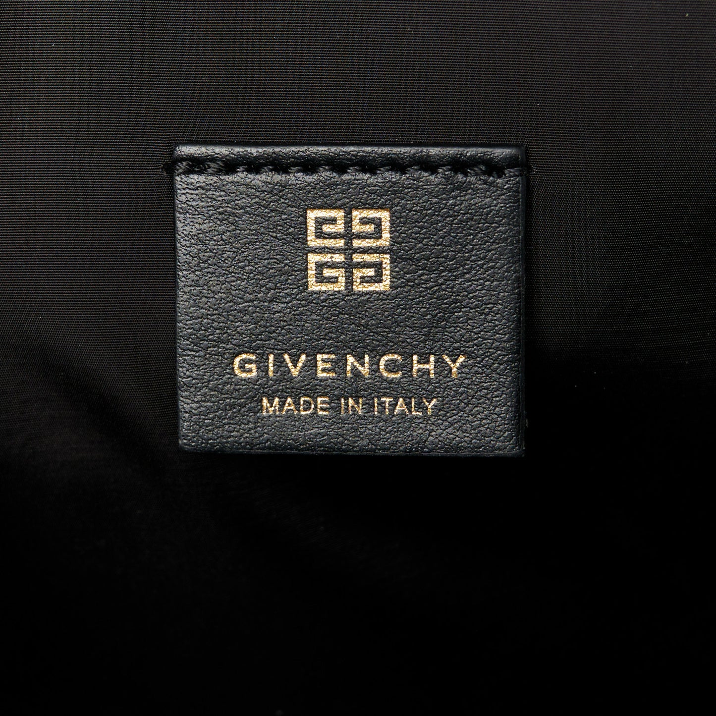 Coated Canvas Logo 4G Embossed Cosmetic Pouch Black
