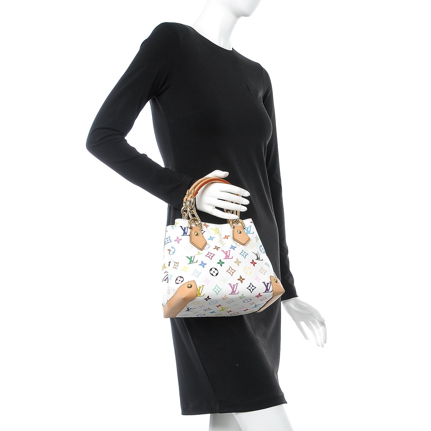 Louis Vuitton Monogram Multicolor Audra White 2 of 11