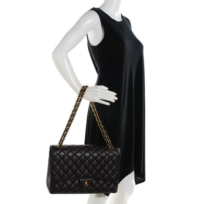 Chanel Caviar Quilted Maxi Single Flap Brown 2 of 9