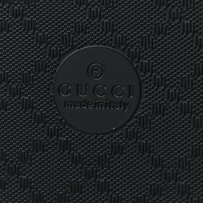 Gucci Nappa Miro Soft Calfskin Womens Interlocking G Slide Sandals 41 Black White 6 of 6