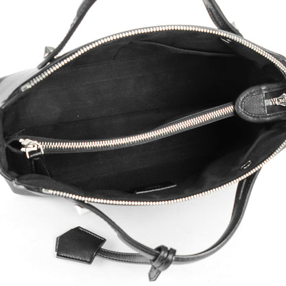 Fendi Vitello Dolce Medium By The Way Boston Bag Black 5 of 7