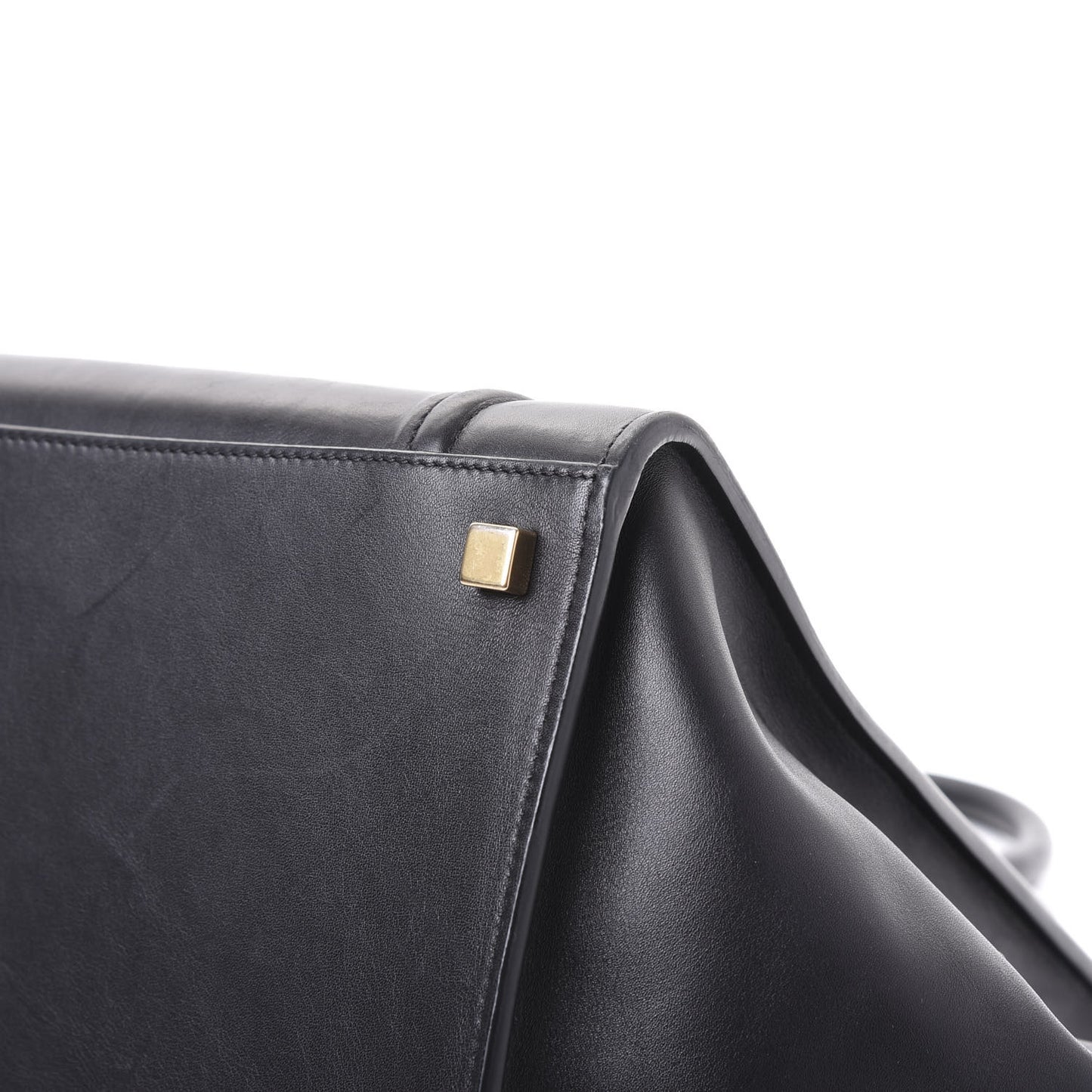 Supple Calfskin Medium Phantom Luggage Black