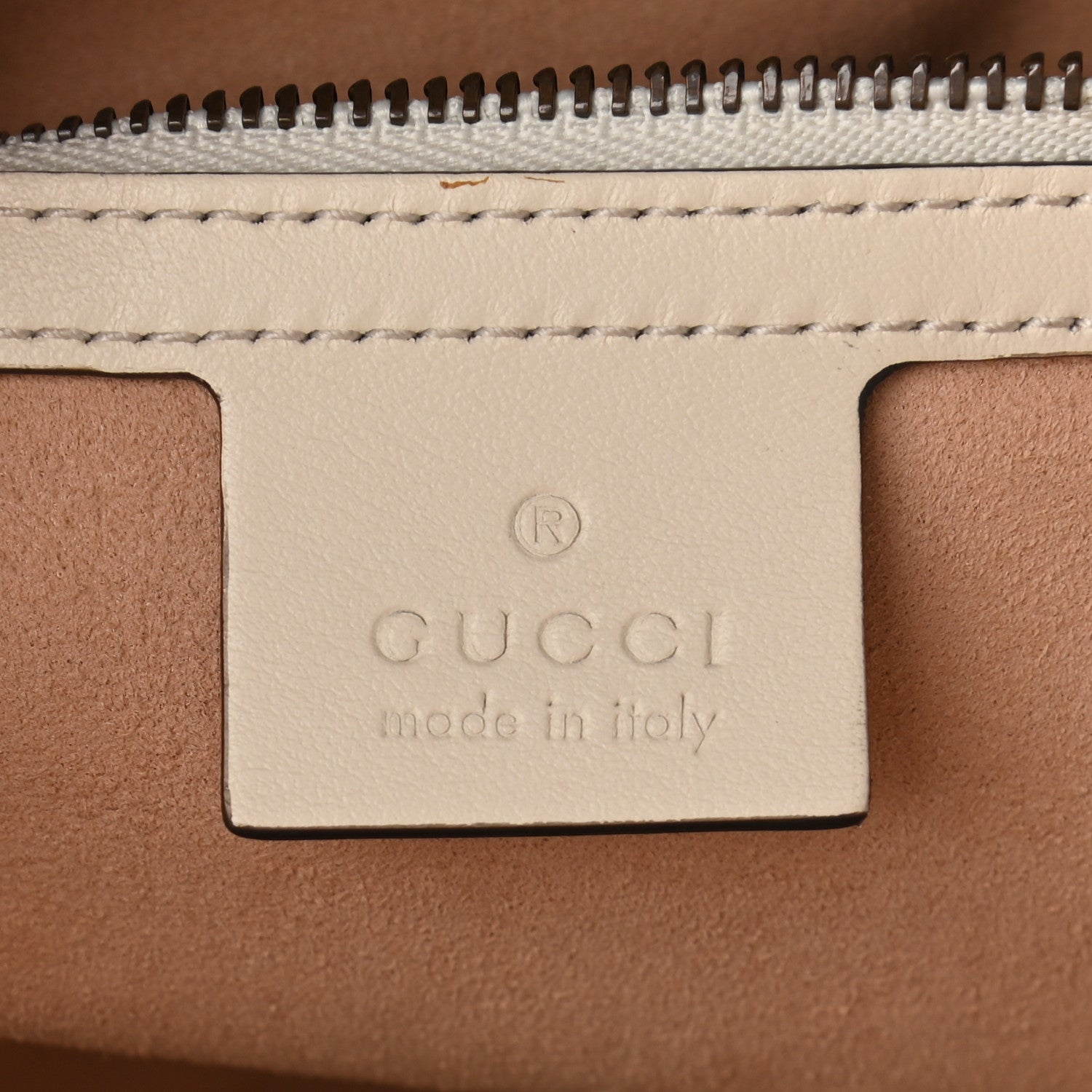 Gucci Calfskin Matelasse Sylvie Web Small GG Marmont Top Handle Shoulder Bag White 7 of 14