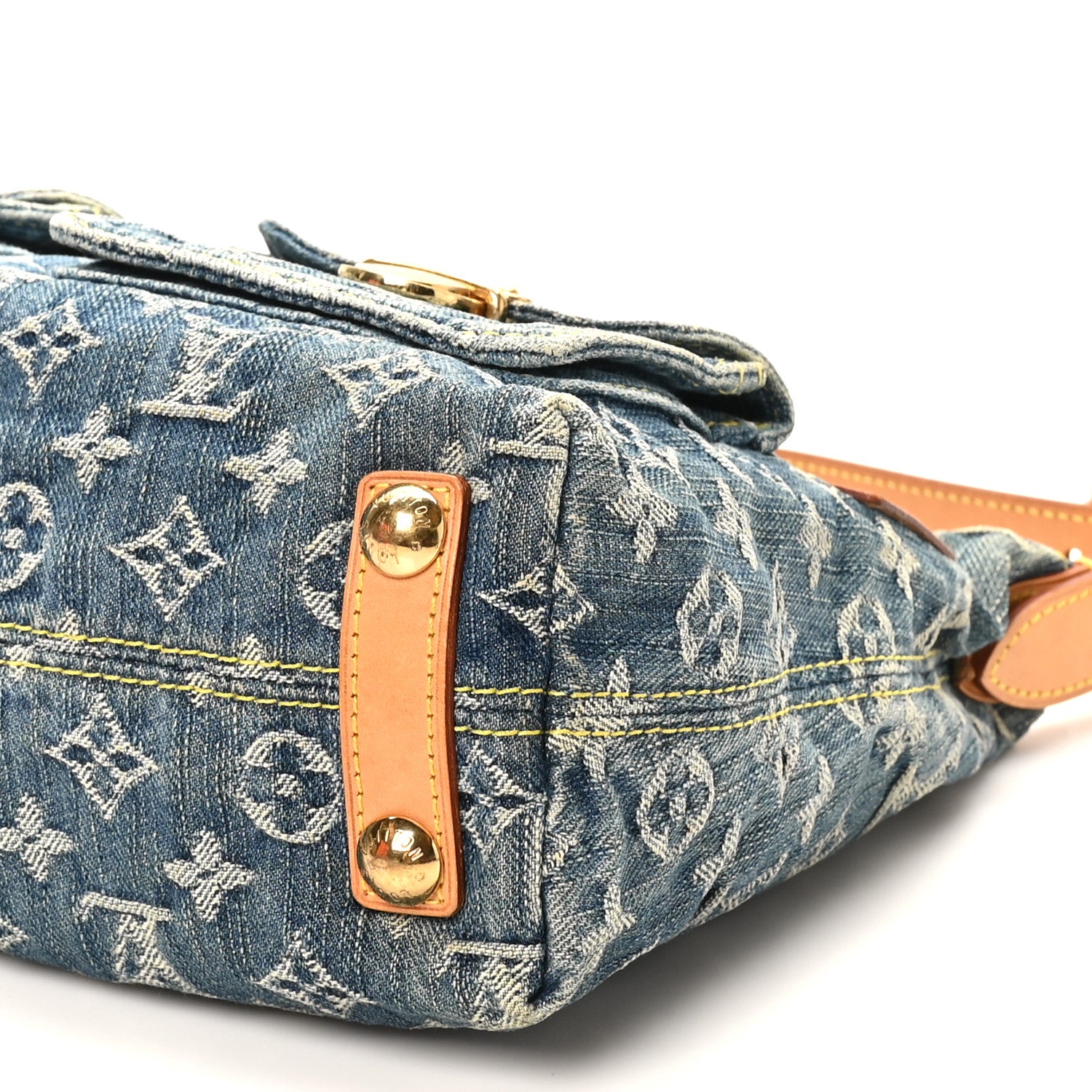 Louis Vuitton Monogram Denim Baggy PM Blue 9 of 9