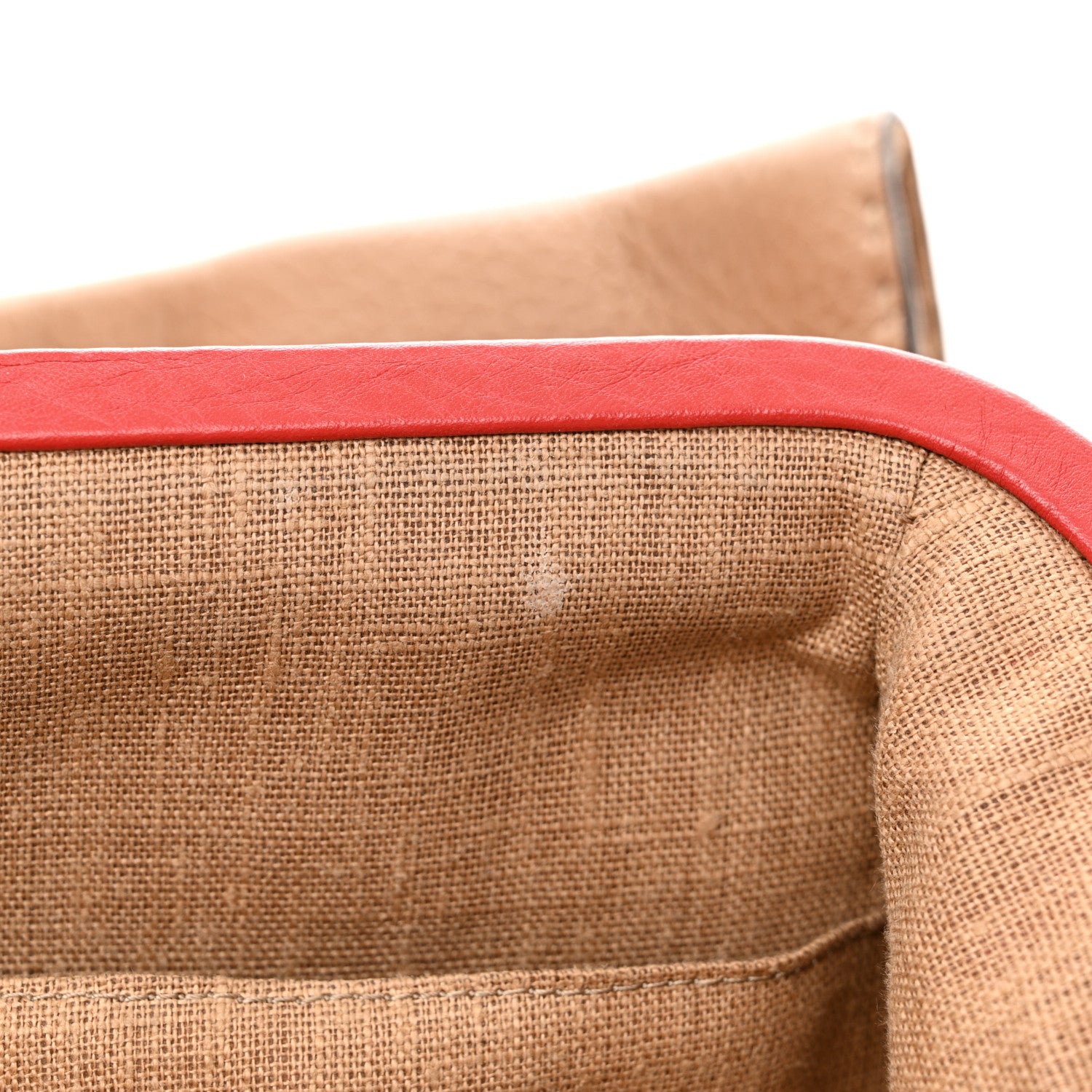 Fendi Calfskin Romano Selleria Firenze Frame Bag Saddler Red 11 of 24