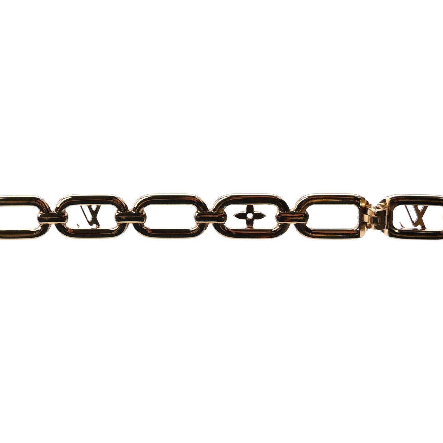 Louis Vuitton Acetate Metal My LV Chain Two Square Sunglasses Z1907U Black 6 of 7