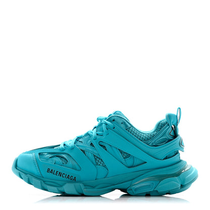 Balenciaga Mesh Nylon Womens Track Sneakers 39 Full Turquoise 1 of 8