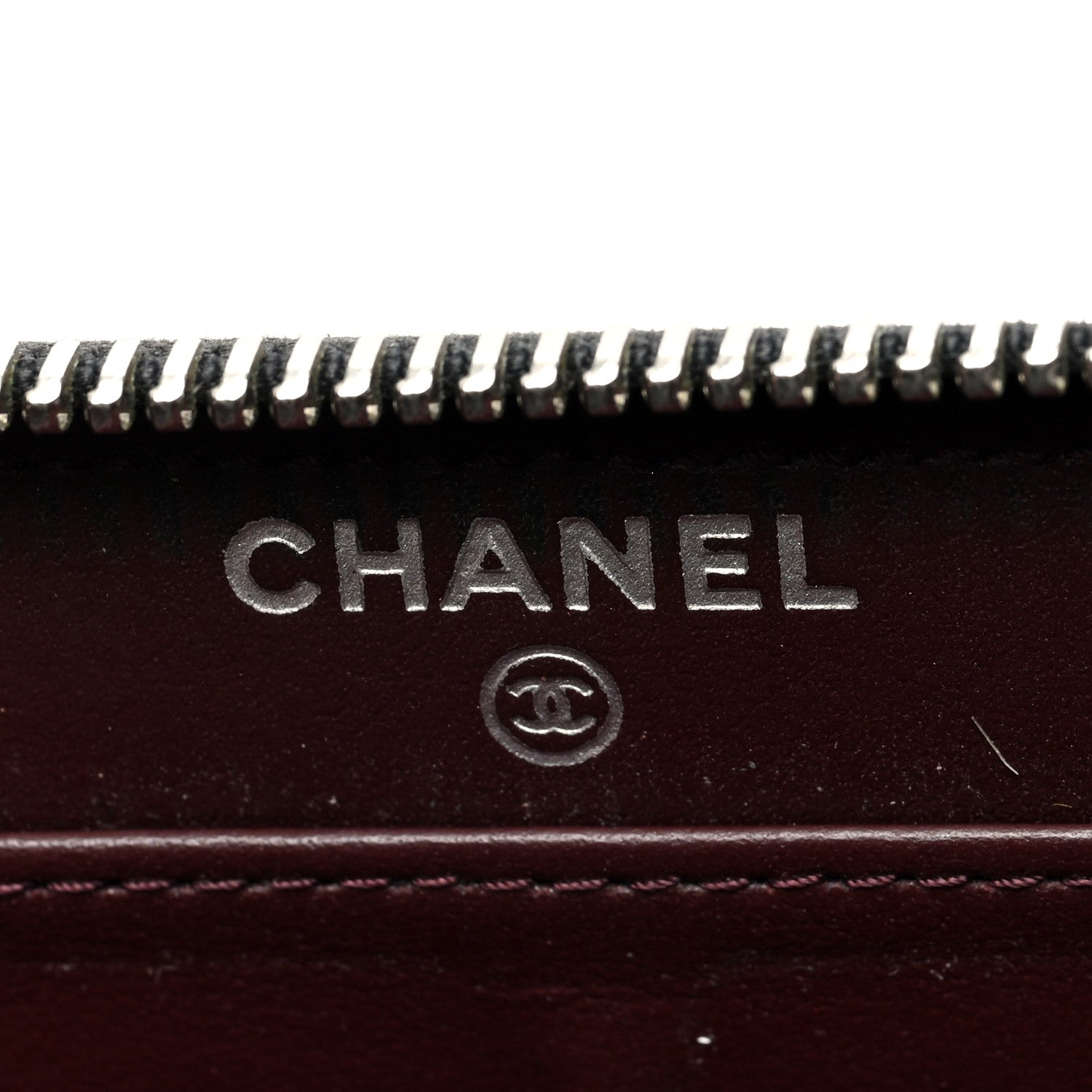 Chanel Caviar Quilted Large Gusset Zip Around Wallet Black 6 of 9