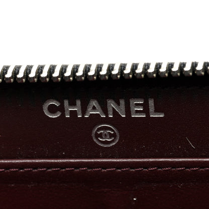 Chanel Caviar Quilted Large Gusset Zip Around Wallet Black 6 of 9