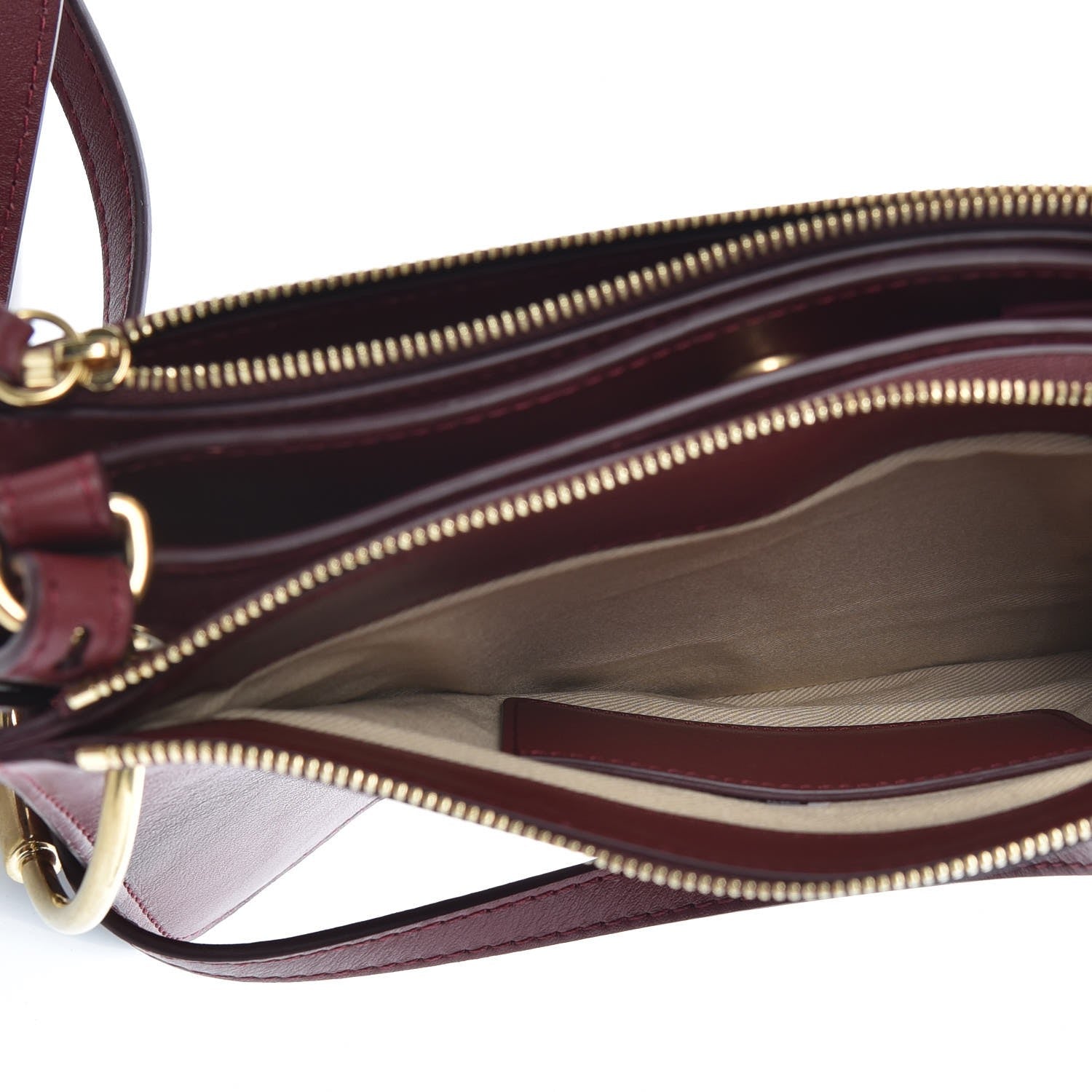 Chloe Calfskin Suede Small Roy Bag Plum Purple 7 of 9