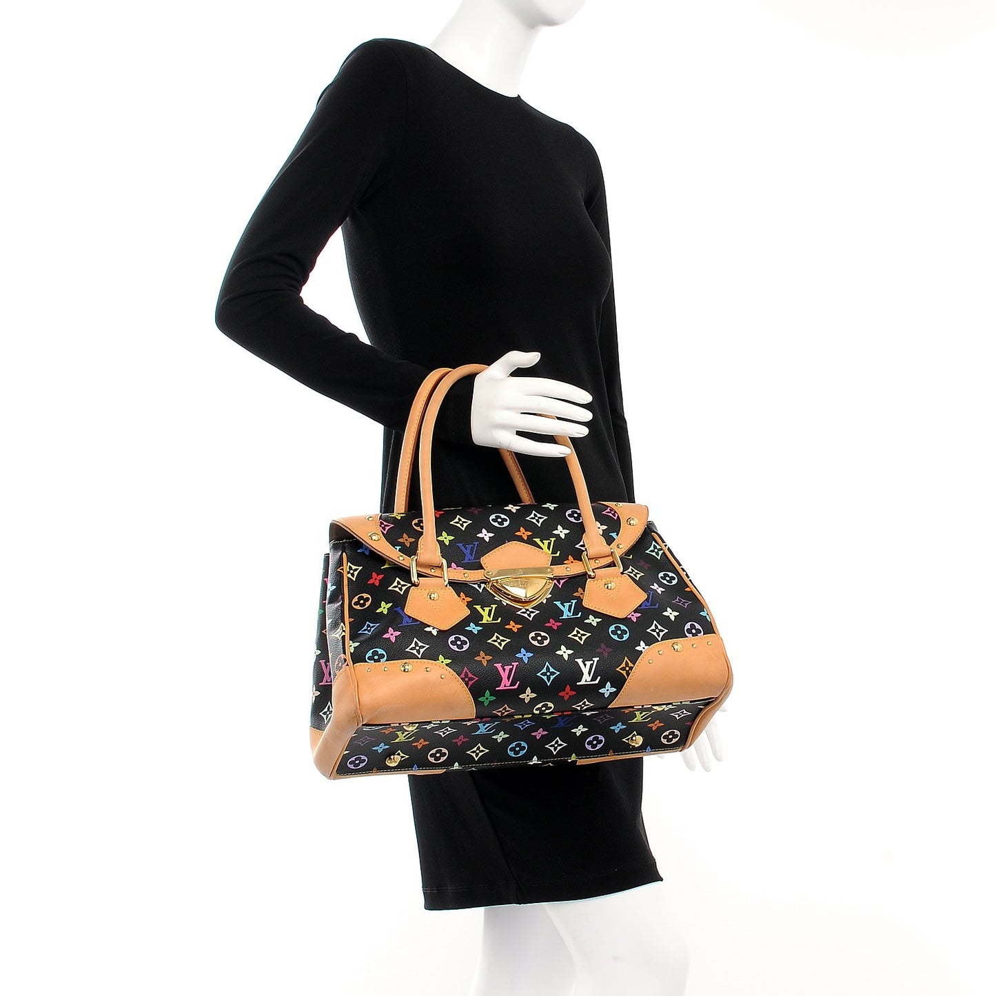 Monogram Multicolor Beverly GM Black