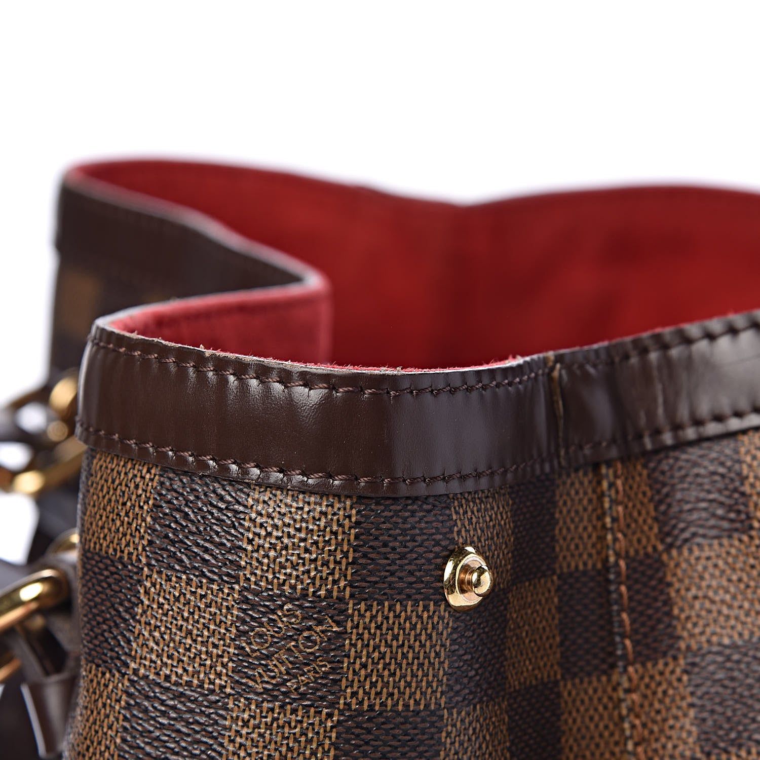 Louis Vuitton Damier Ebene Hampstead MM 16 of 26
