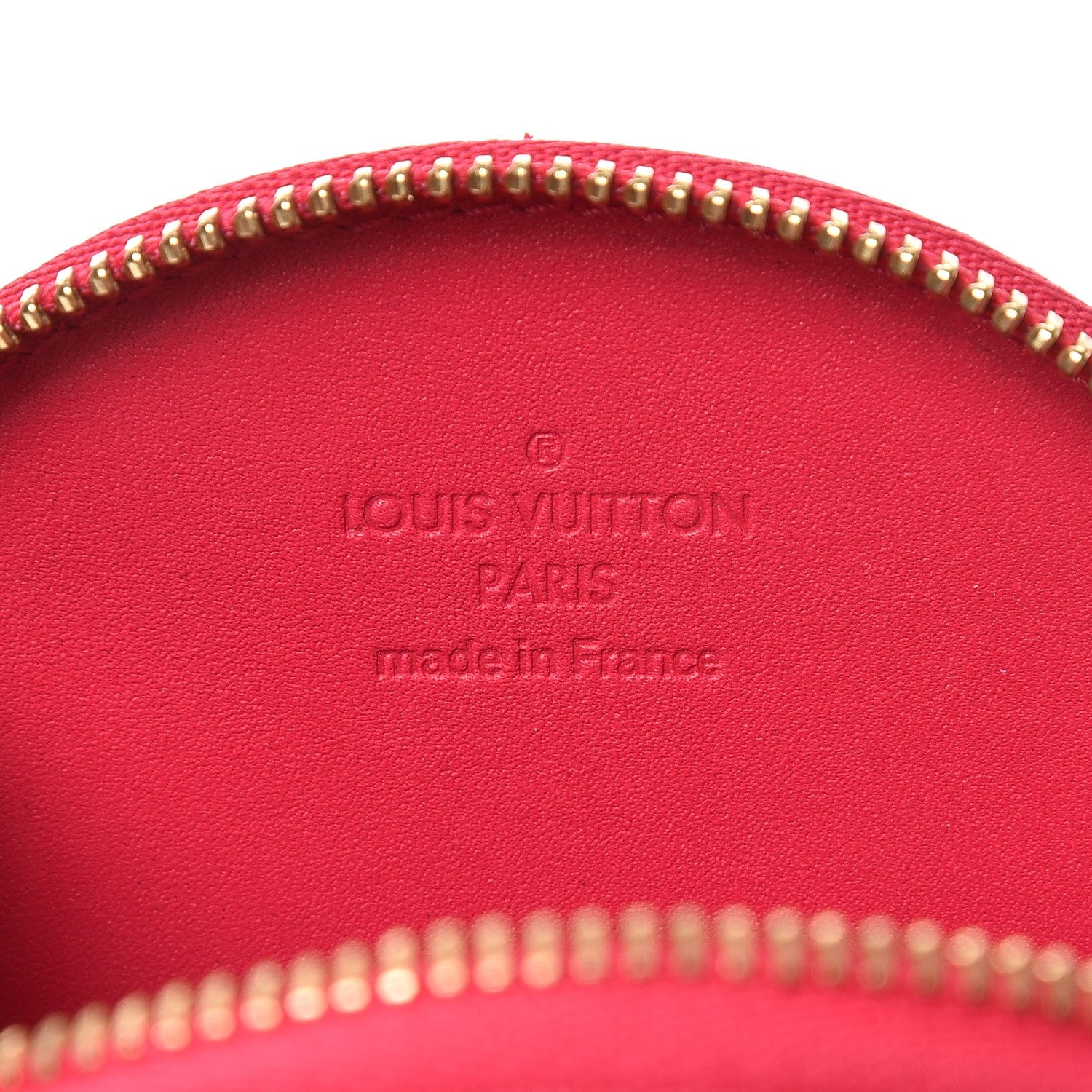 Louis Vuitton Vernis Roses Chapeau Coin Purse Rose Pop 6 of 7