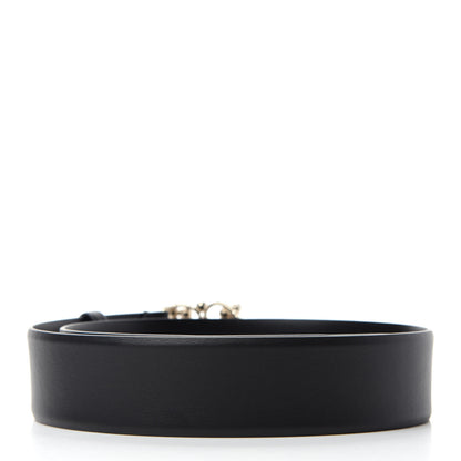 Chanel Calfskin Pearl Poured Glass CC Belt 70 28 Black 2 of 4
