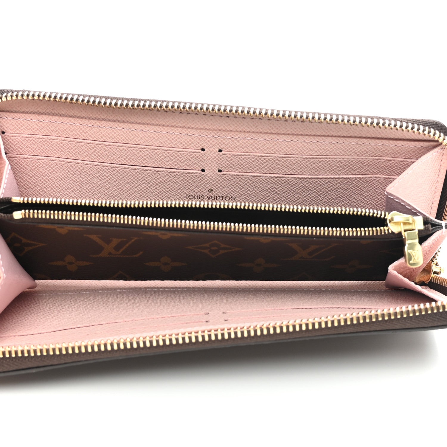 Louis Vuitton Monogram Clemence Wallet Rose Ballerine 5 of 7