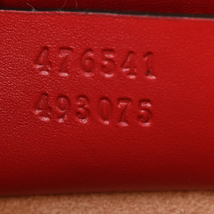 Gucci Calfskin Sylvie Web Small Queen Margaret Top Handle Bag Blue Agata Hibiscus Red Mystic White Sugar Pink 8 of 16