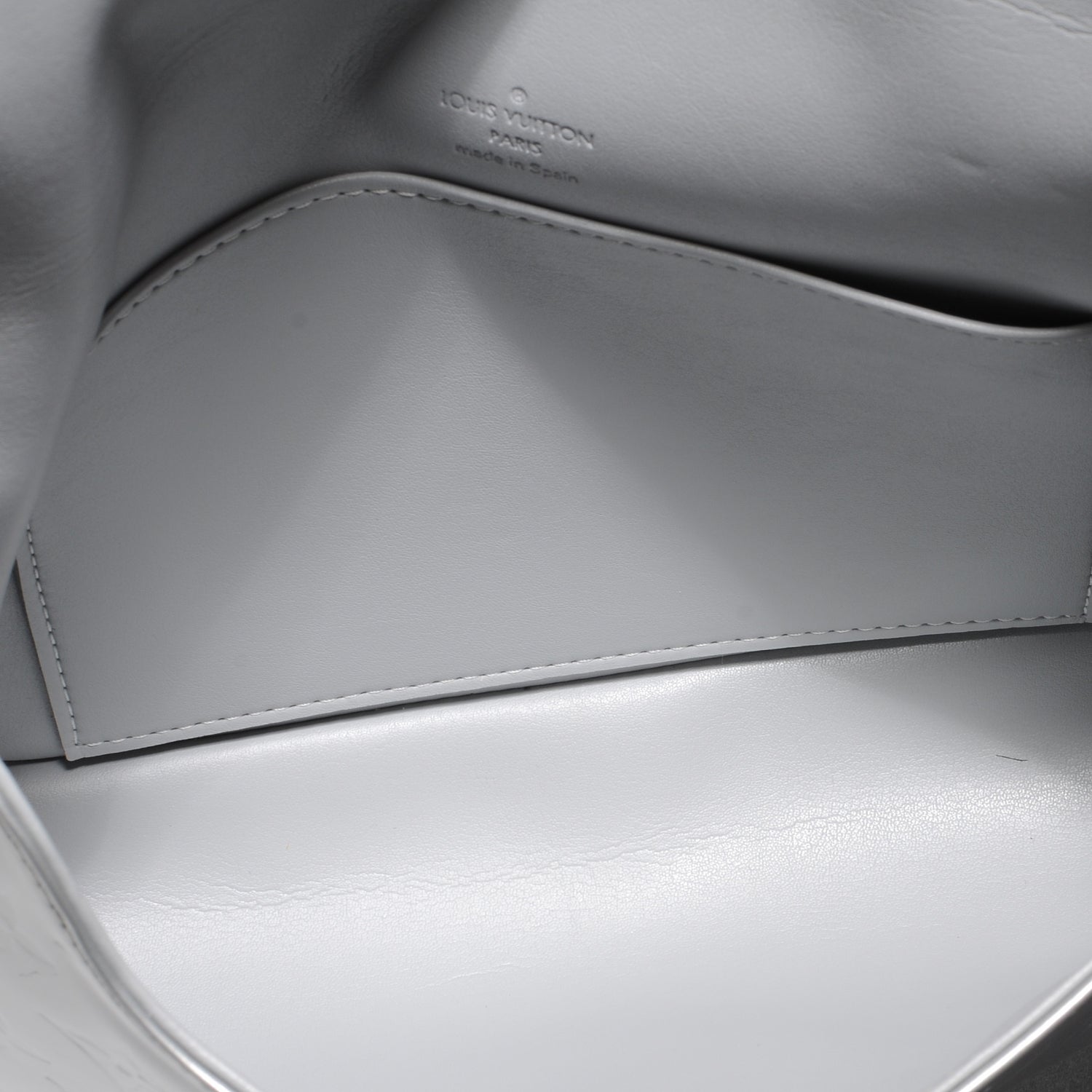 Louis Vuitton Vernis Thompson Street Silver 5 of 7