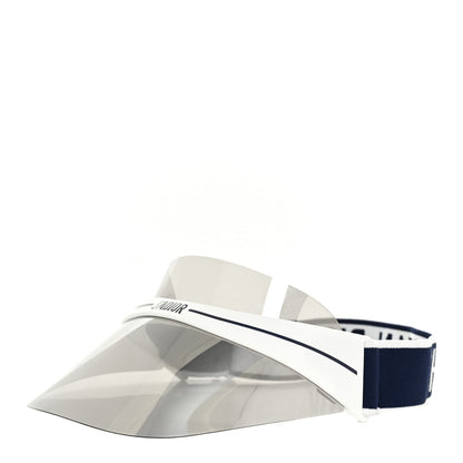 Christian Dior Mirrored DiorClub1 Sun Visor White Black 1 of 7