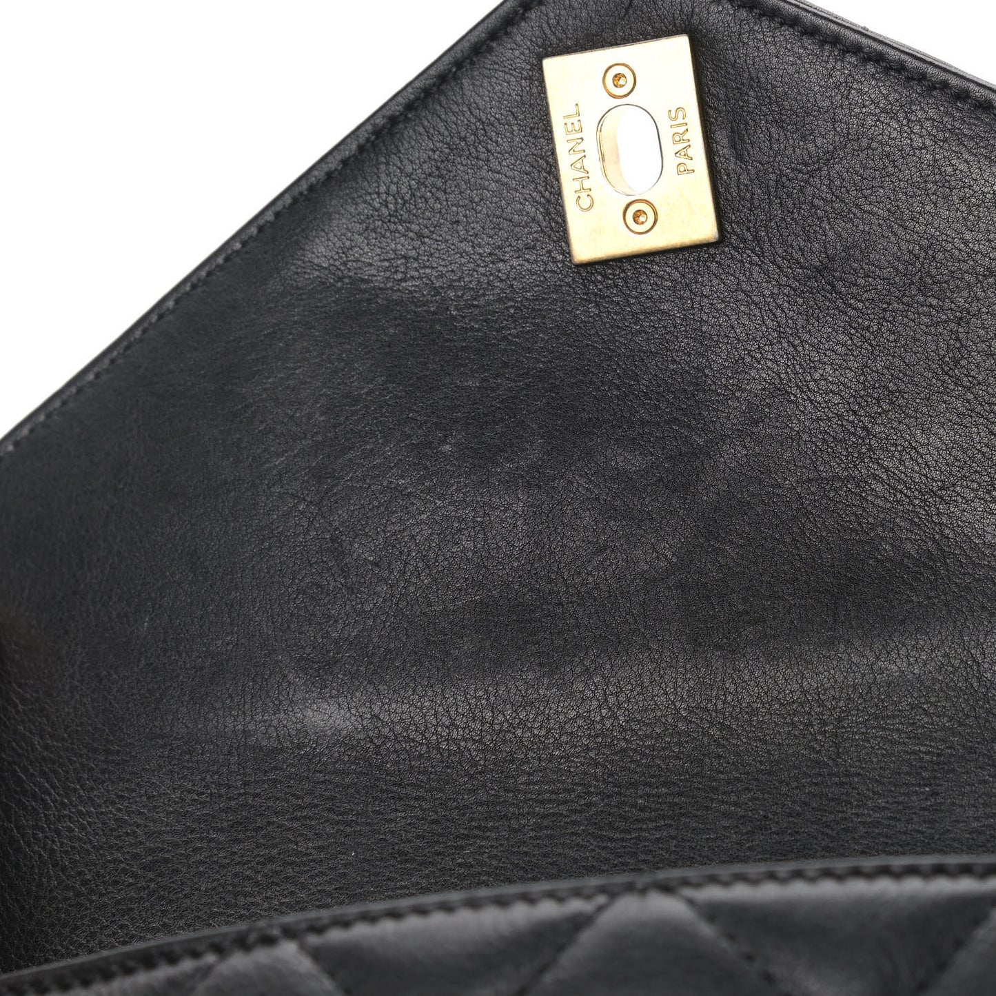 Calfskin Quilted Carry With Chic Flap Waist Bag With Chain Black