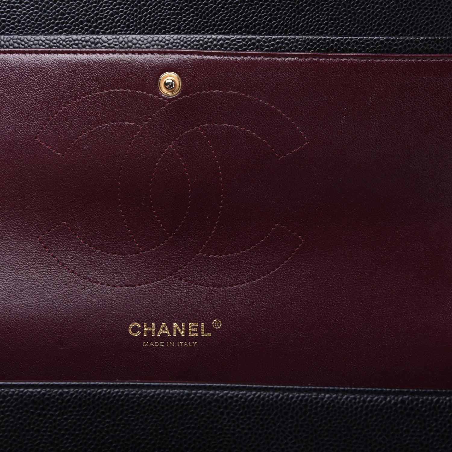 Chanel Caviar Quilted Jumbo Double Flap Black 10 of 15