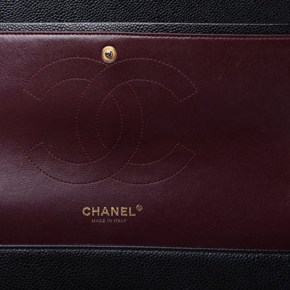 Chanel Caviar Quilted Jumbo Double Flap Black 10 of 15