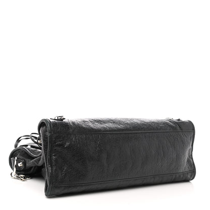 Balenciaga Agneau Classic Silver Hardware City Black 4 of 10