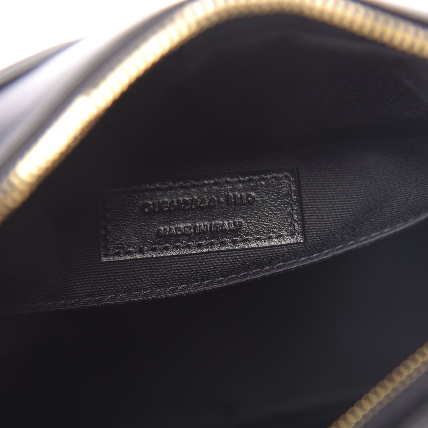 Saint Laurent Calfskin Matelasse Monogram Lou Camera Bag Black 9 of 10