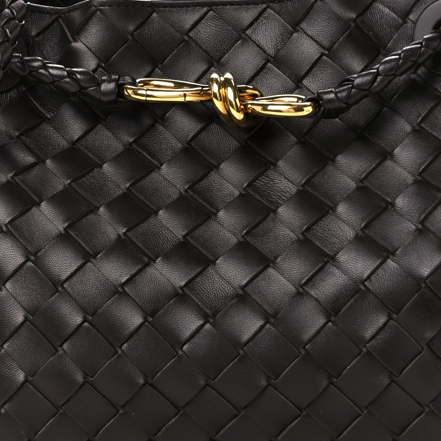 BOTTEGA VENETA Nappa Intrecciato Small Andiamo Shoulder Bag Fondant