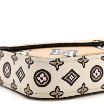 Louis Vuitton Monogram Wild At Heart Felicie Strap & Go Arizona Creme 9 of 10