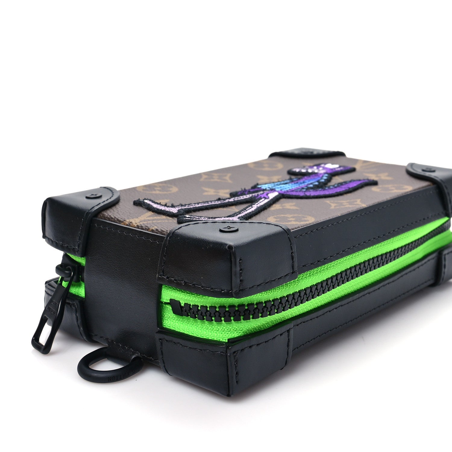 Louis Vuitton Monogram Embroidered Cartoon LV Friends Soft Trunk Phone Box 6 of 6