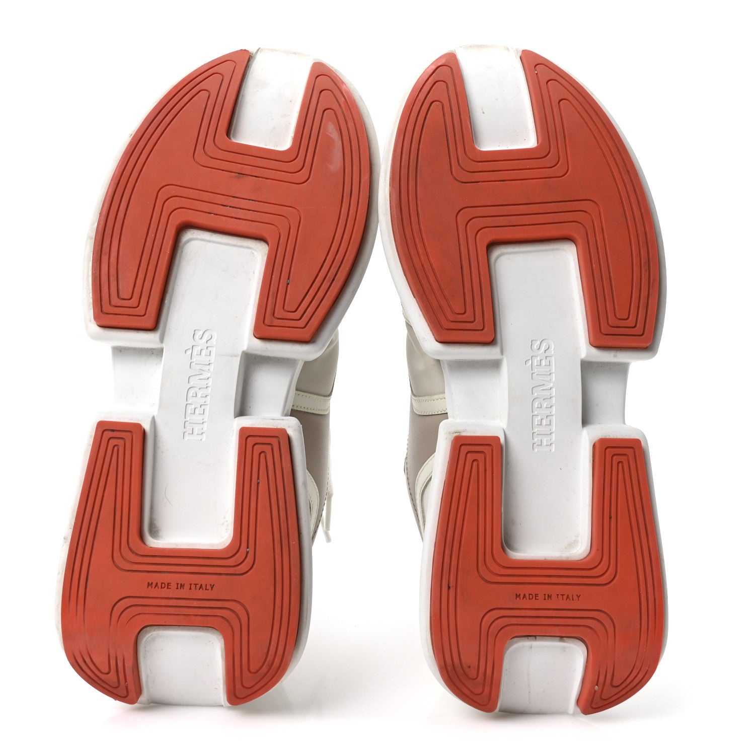 Hermes Calfskin Womens Giga Sneakers 37 Multicolor White Gomma 6 of 9