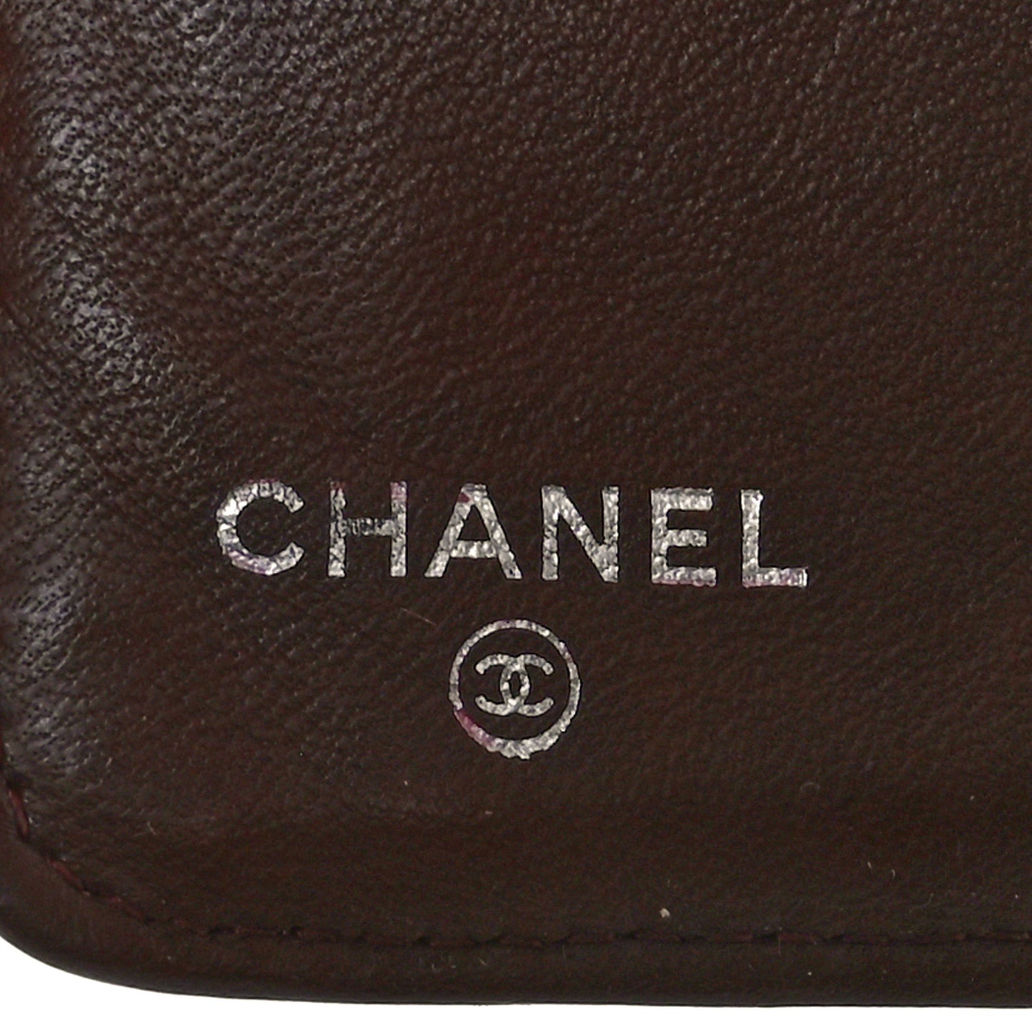 Lambskin Quilted Zipped Pocket Wallet Black
