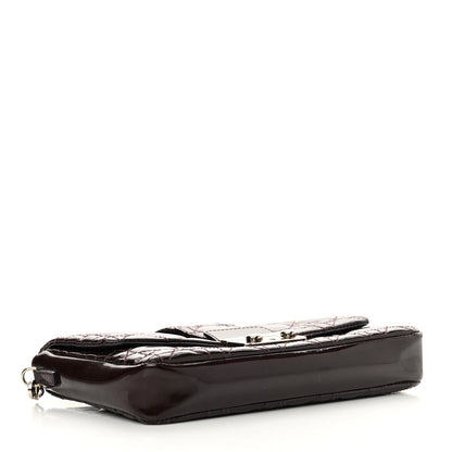 Christian Dior Patent Cannage New Lock Pouch Violet 4 of 16