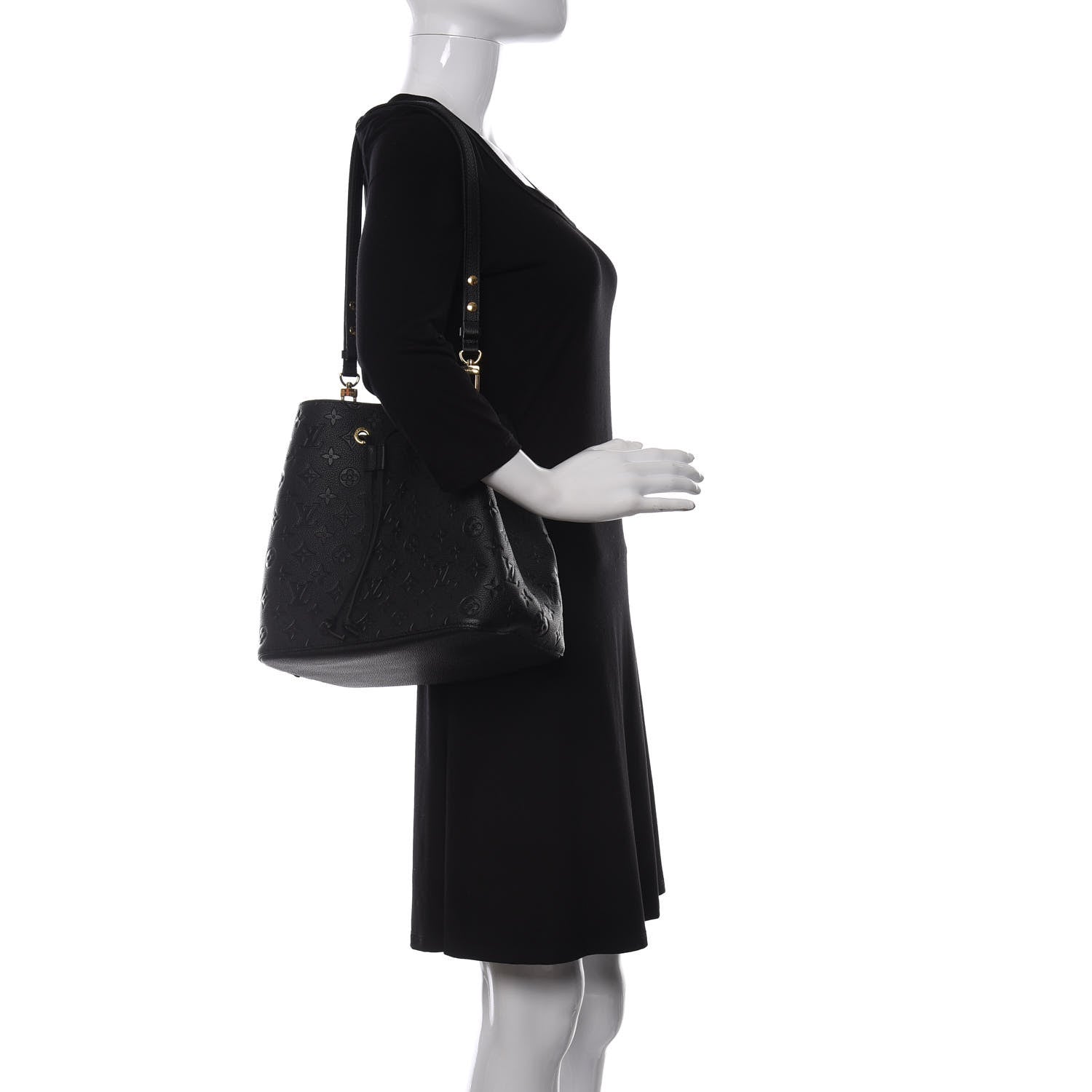 Louis Vuitton Empreinte Neonoe MM Black 2 of 11