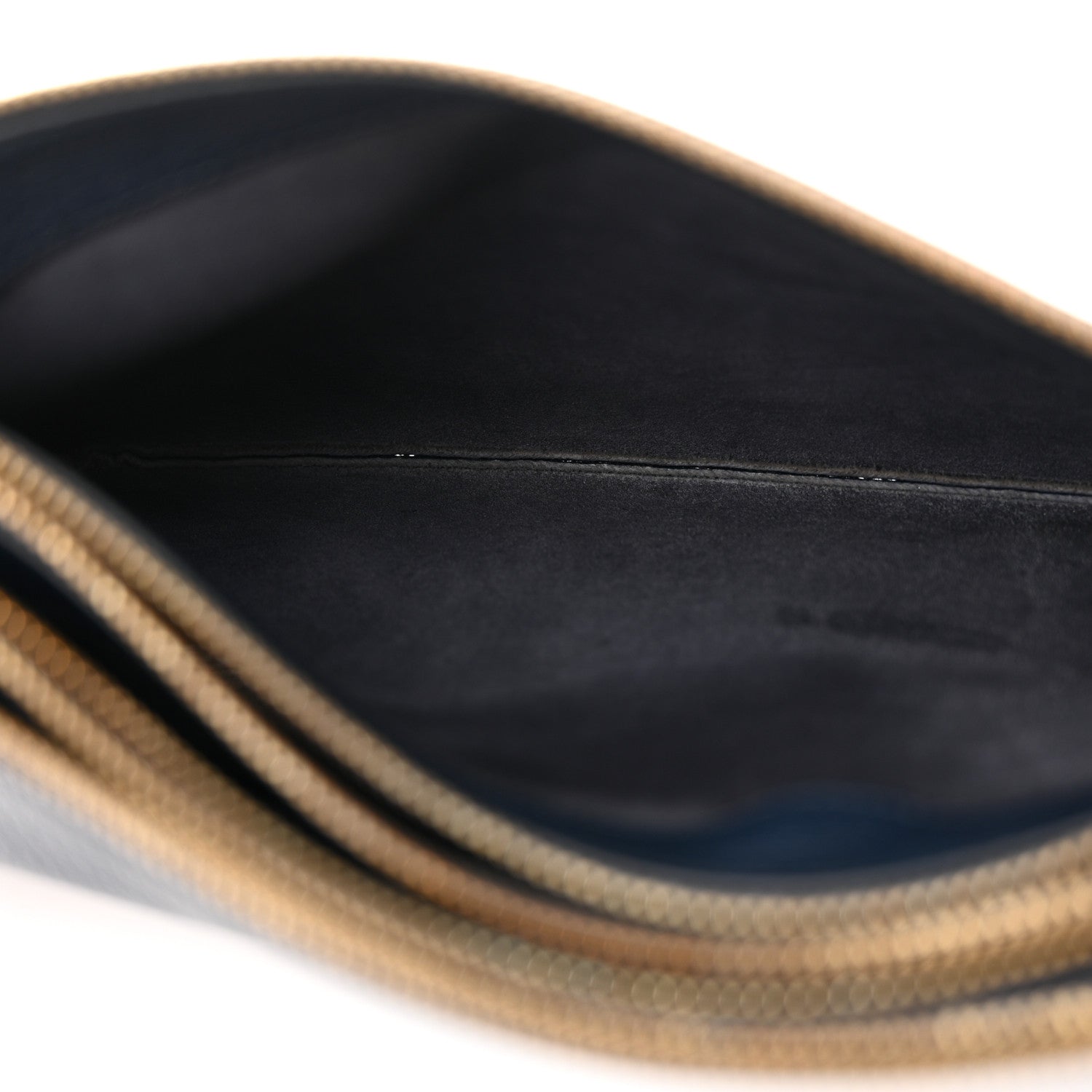 Celine Lambskin Large Trio Crossbody Bag Navy Blue 8 of 15