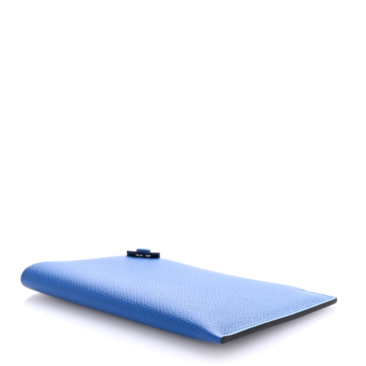 Hermes Epsom Tarmac PM Passport Holder Bleu Hydra 4 of 8