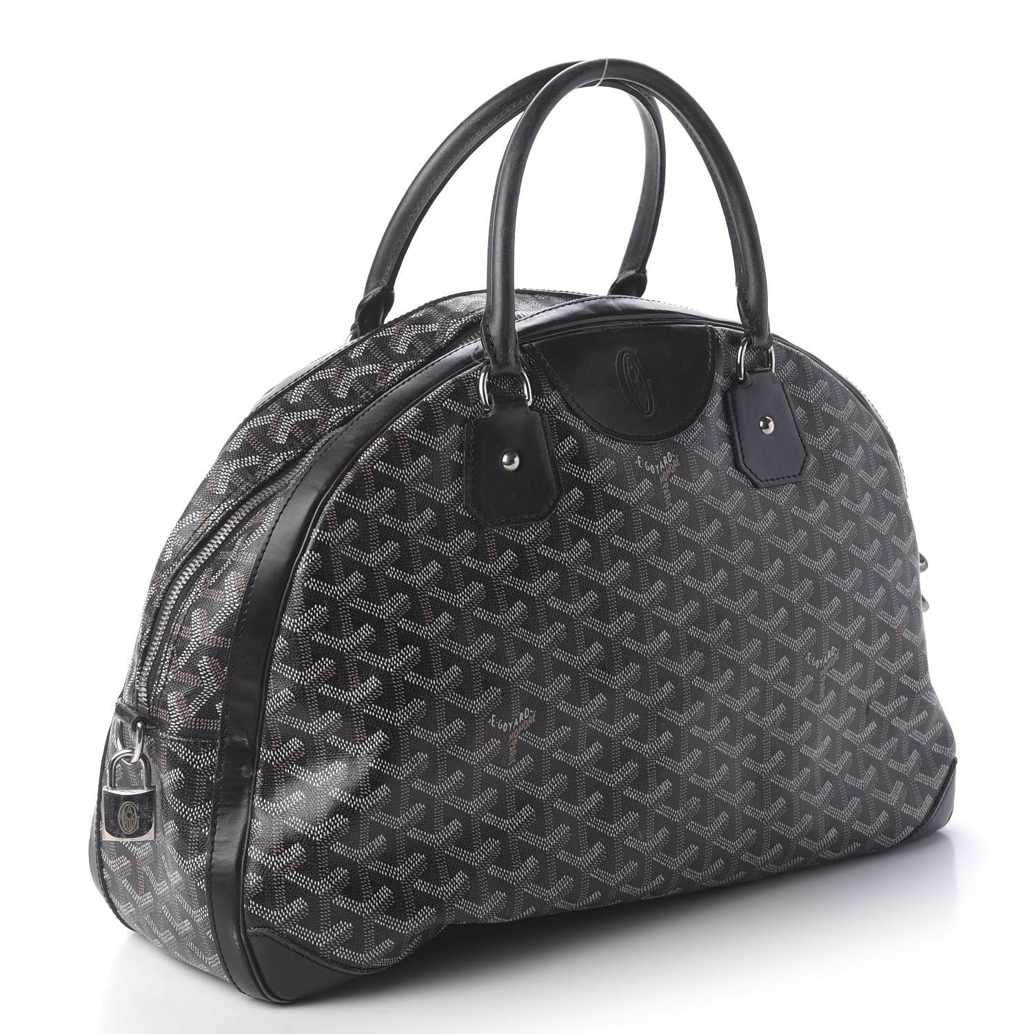 Goyard Goyardine Saint Jeanne GM Bowler Black 3 of 14